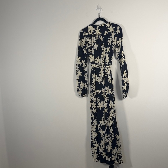 NWOT Lemlem Sea Floral Long Sleeve Shirtdress - Picture 10 of 16